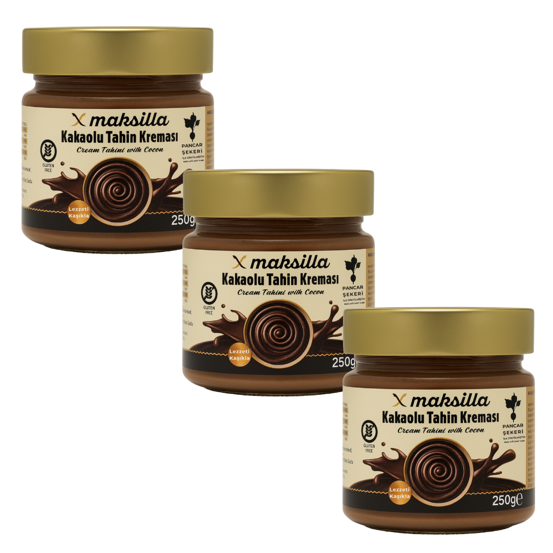 Maksilla Kakaolu Tahin Kreması - 250 g X 3 Adet