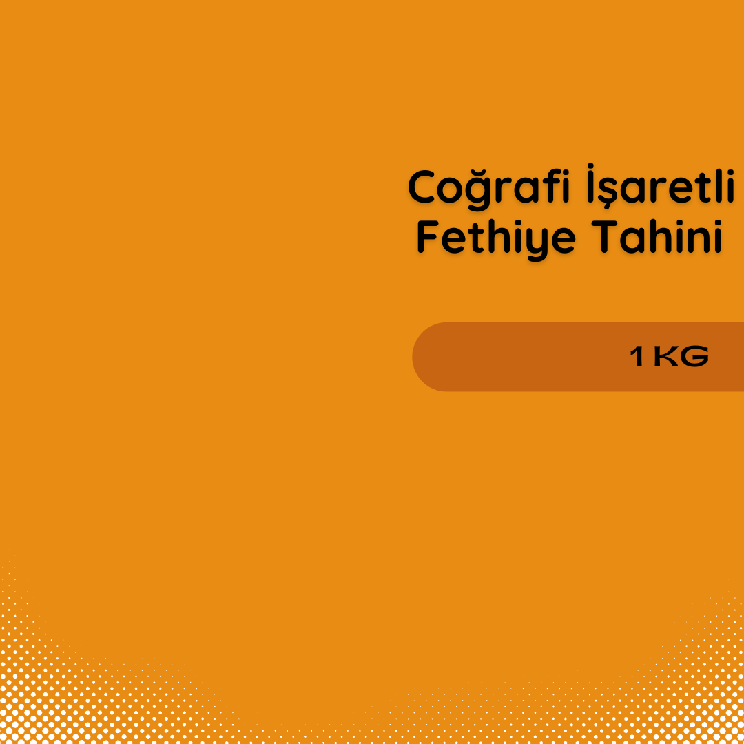 Coğrafi İşaretli Fethiye Tahini – 1000 gr ( Çifte Kavrulmuş)