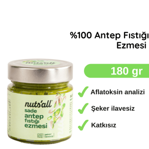 Nuts'all Antep Fıstığı Ezmesi - 180 g