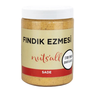 Sade Fındık Ezmesi - %100 Fındık - 1 kg