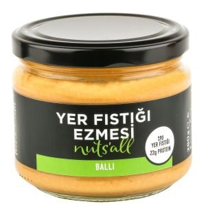 Nuts'all Ballı Fıstık Ezmesi - 280 g