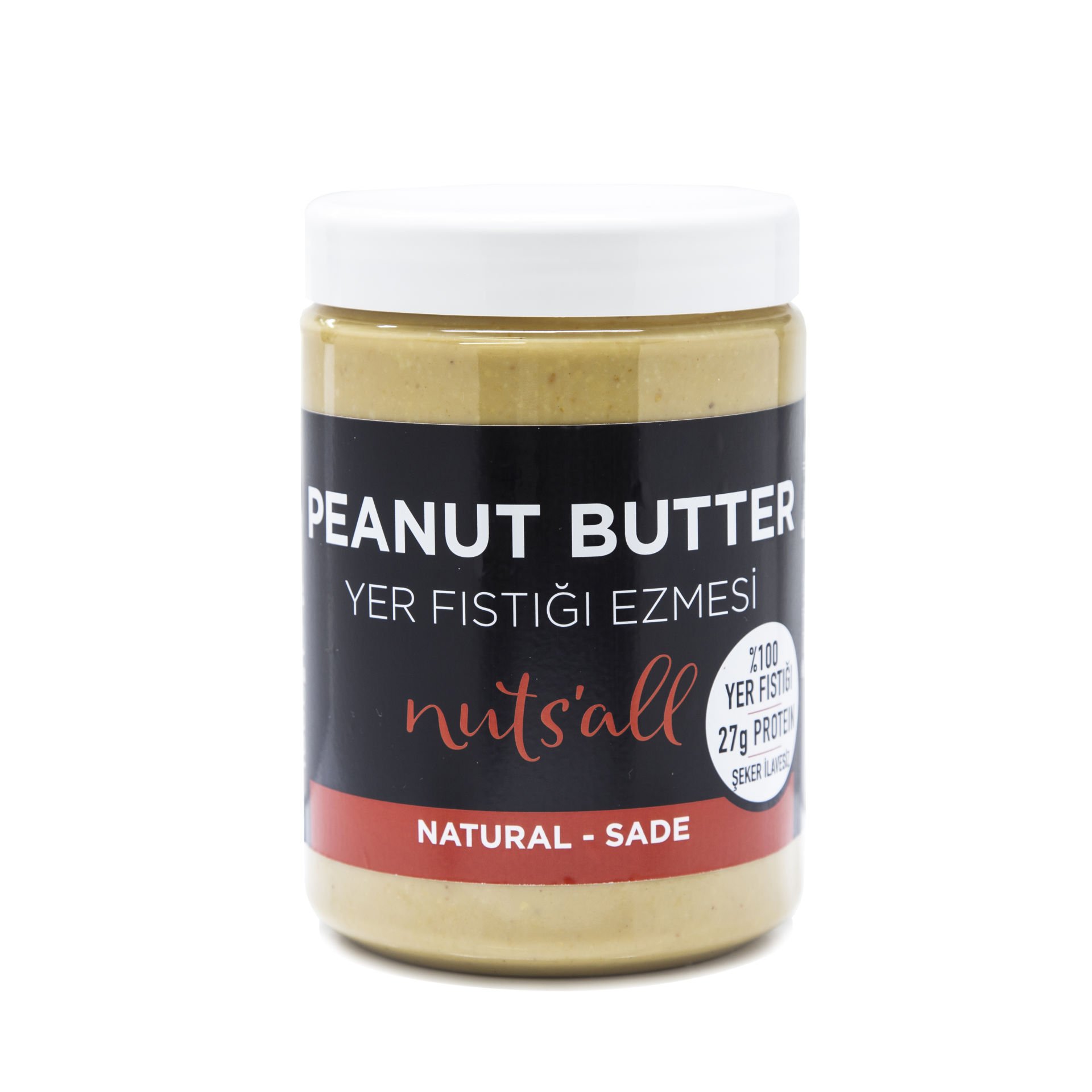 Nuts'all Sade Fıstık Ezmesi - 1 kg