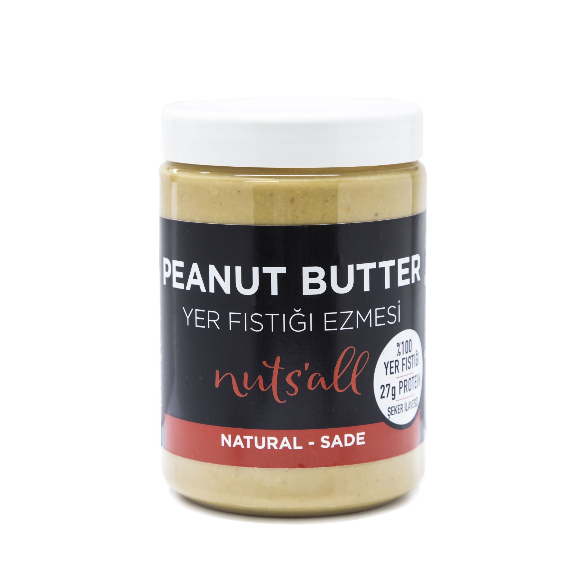Nuts'all Sade Fıstık Ezmesi - 1 kg