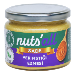 Nuts'all Sade Fıstık Ezmesi - 280 g