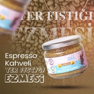 Nuts'all Espressolu Fıstık Ezmesi - 280 g