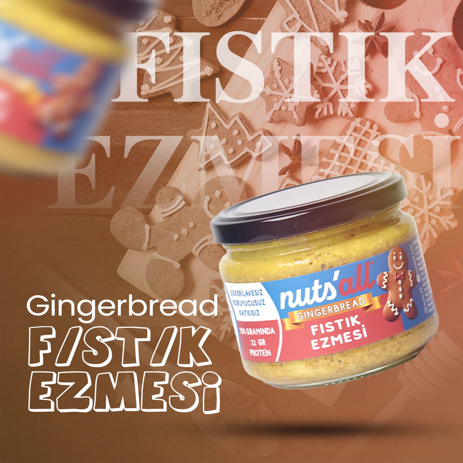 Gingerbread Fıstık Ezmesi - 280 gr