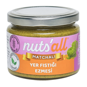 Nuts’all Matchalı Yer Fıstığı Ezmesi - 280 g