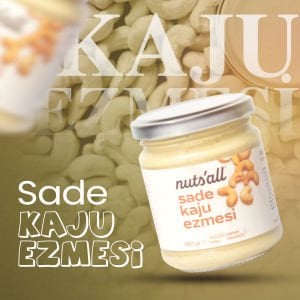 Nuts’all Sade Kaju Ezmesi - 180 gr