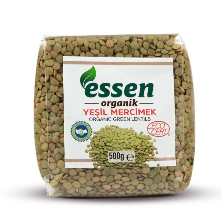 Organik Yeşil Mercimek 500 G