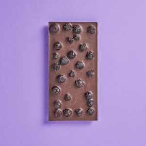Yaban Mersinli Bitter Tablet Çikolata Glutensiz