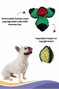 Lotus İnteraktif Köpek Oyun Topu, Mama Saklamalı Köpek Oyuncağı