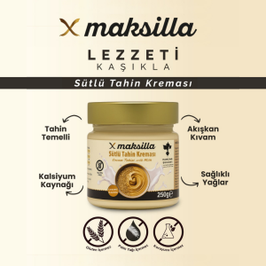 Maksilla Sütlü Tahin Kreması - 250 g X 2 Adet