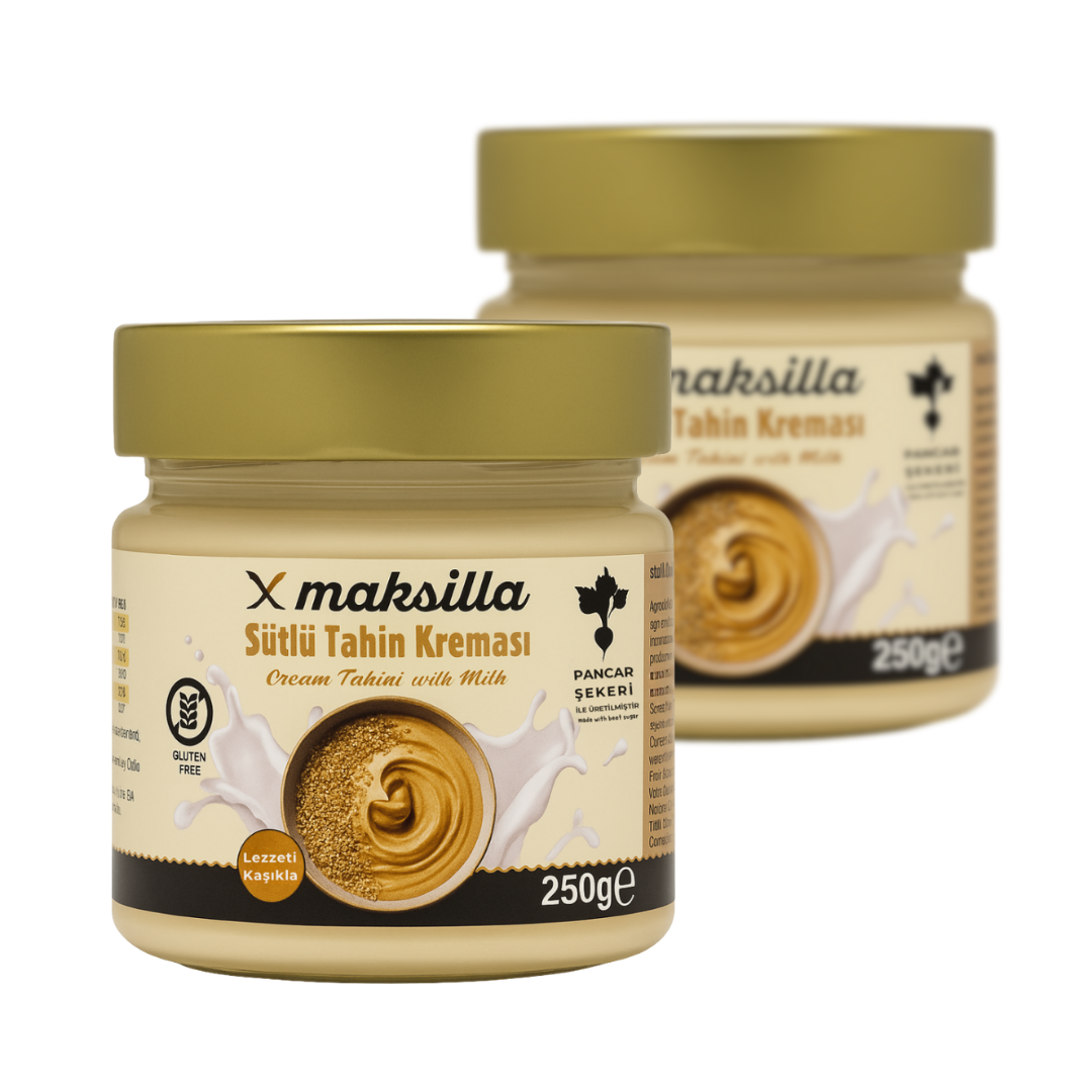 Maksilla Sütlü Tahin Kreması - 250 g X 2 Adet