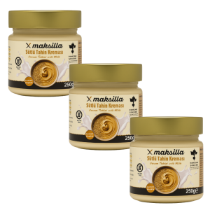 Maksilla Sütlü Tahin Kreması - 250 g X 3 Adet