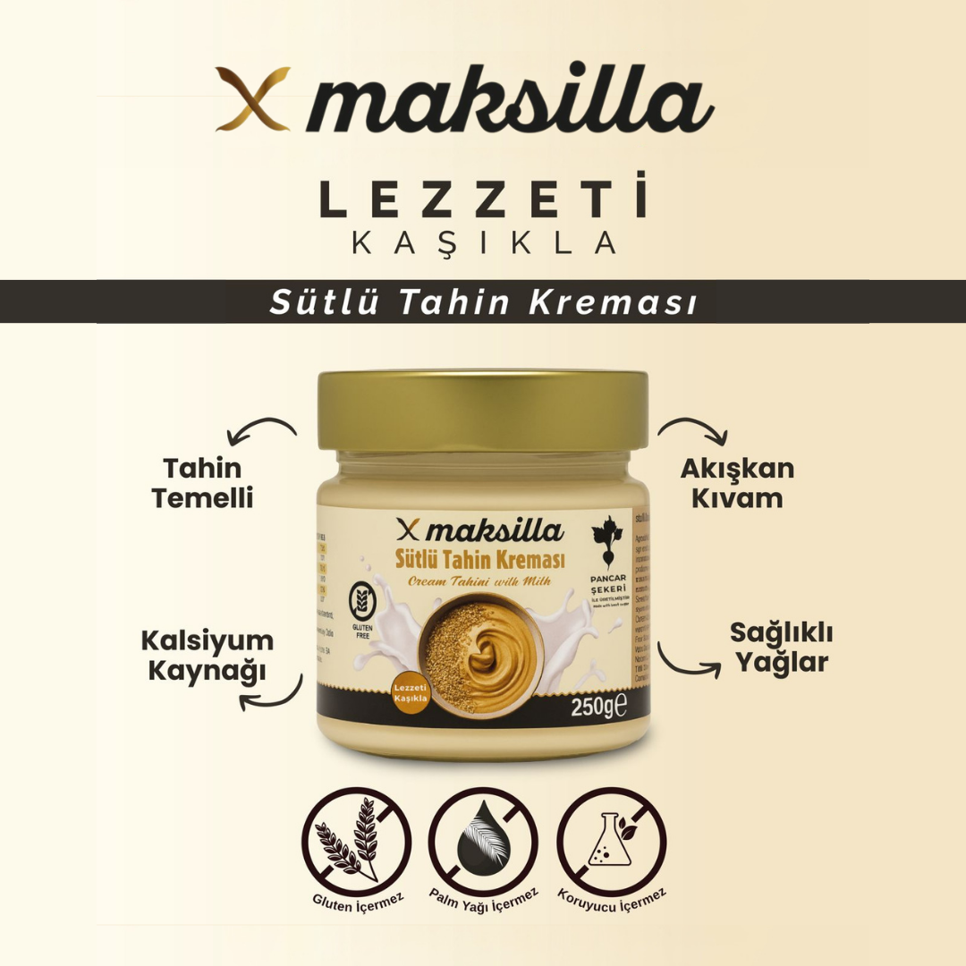 Maksilla Sütlü Tahin Kreması - 5 kg